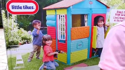 Roma plays with a Doll and builds a playhouse!
