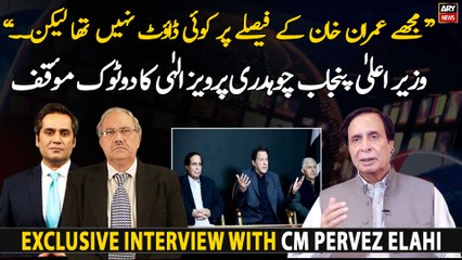 "I had no doubts regarding Imran Khan's decision but...", CM Parvez Elahi