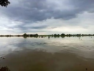 Kondisi Genangan Air di Kampung Darim, Desa Kendayakan,