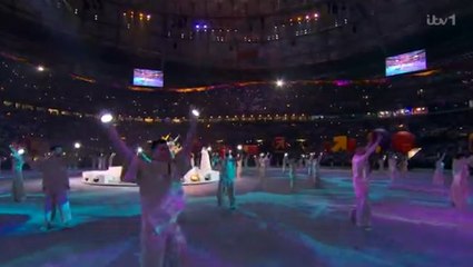 Qatar put on dazzling display of lights for World Cup 2022 closing ceremony