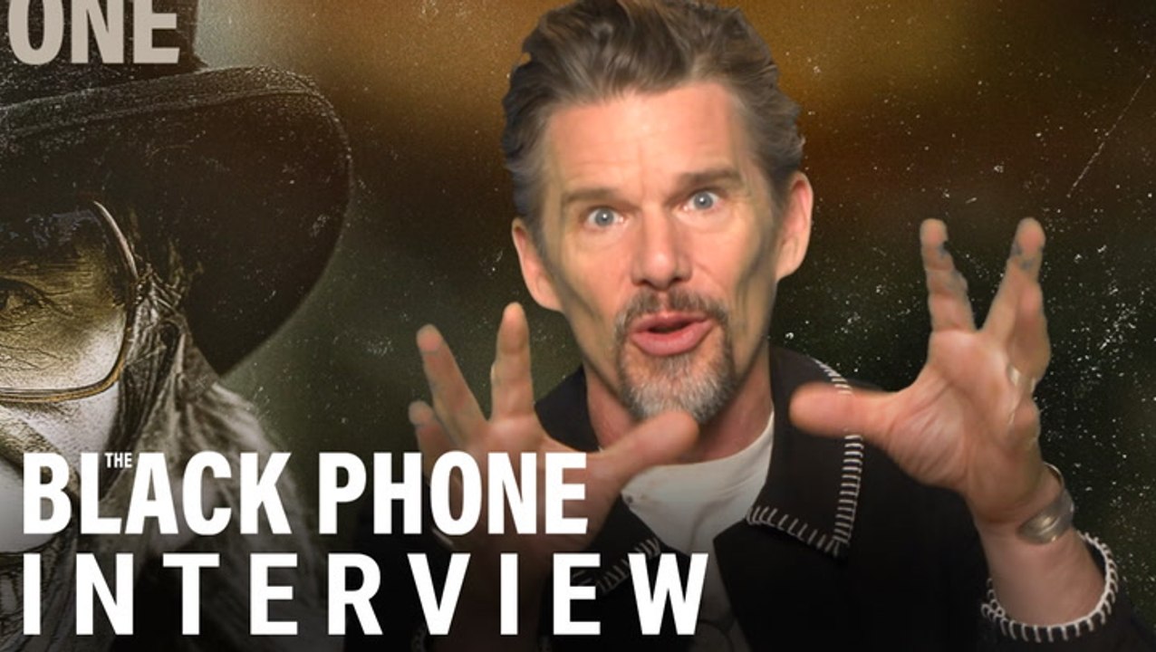 'The Black Phone' Interviews With Ethan Hawke,...