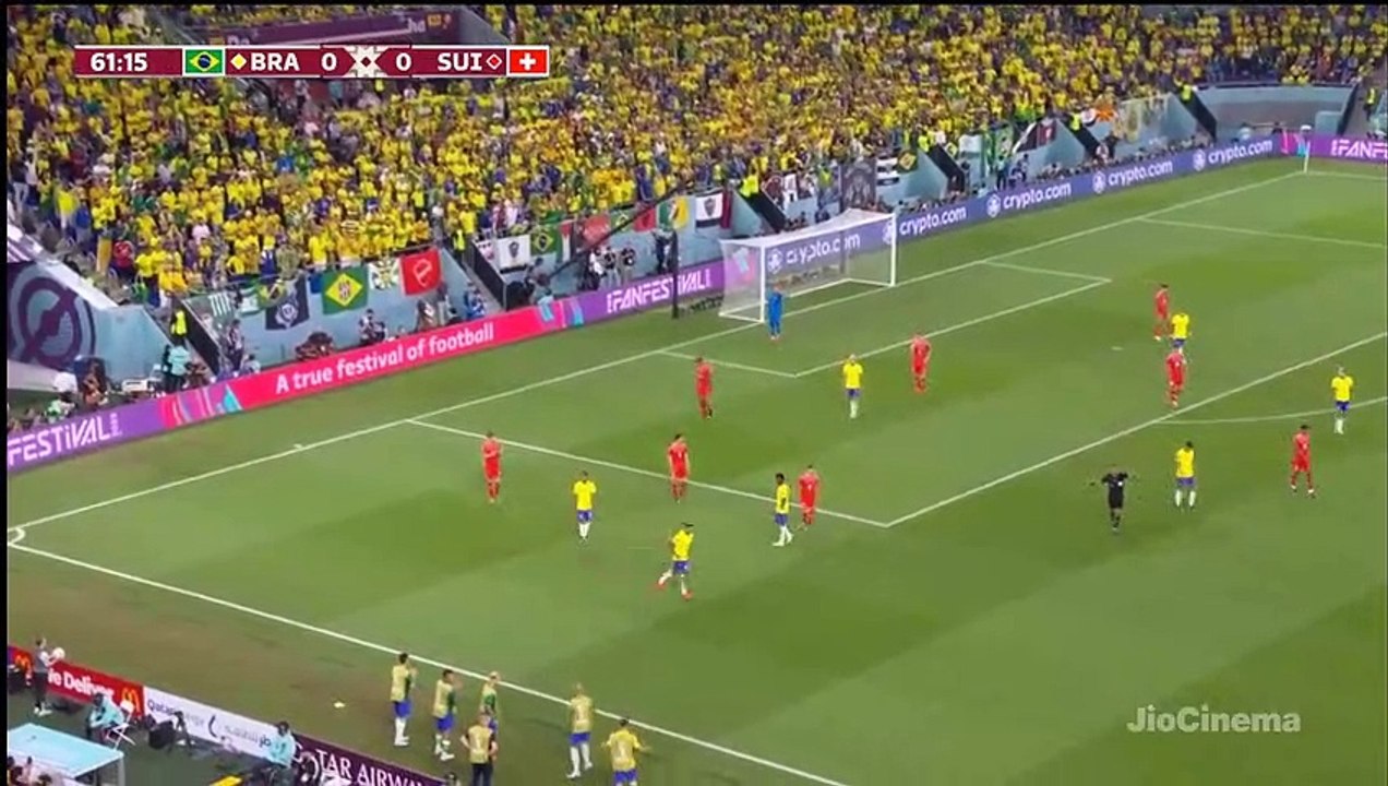 BRAZIL VS SWITZERLAND SECOND HALF 2022