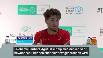 Casper Ruud mit Lobeshymne auf Bautista Agut