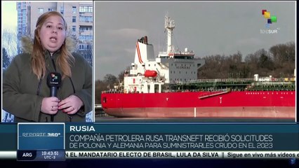 Rusia: Compañía estatal petrolera Transneft informó de sendas solicitudes de Alemania y Polonia