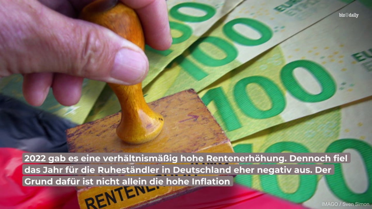 Trotz rentenerhöhung 2022: viele ruheständler kamen ins minus