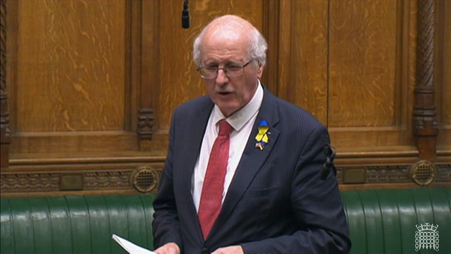 DUP MP breaks down in tears while thanking 'long-suffering wife' in Commons speech