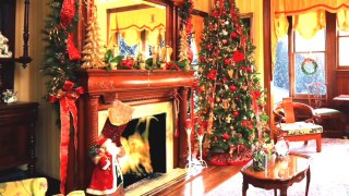 instrumental christmas music with fireplace || christmas songs || christmas ambience fireplace