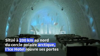 En Suède, l'Ice Hotel rouvre ses portes givrées