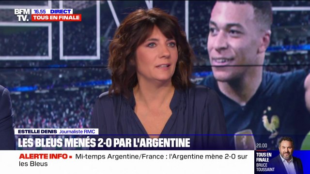France-Argentine, 1ère mi-temps: les Bleus sont physiquement dépassés, ils n'ont pas d'impact , juge Estelle Denis