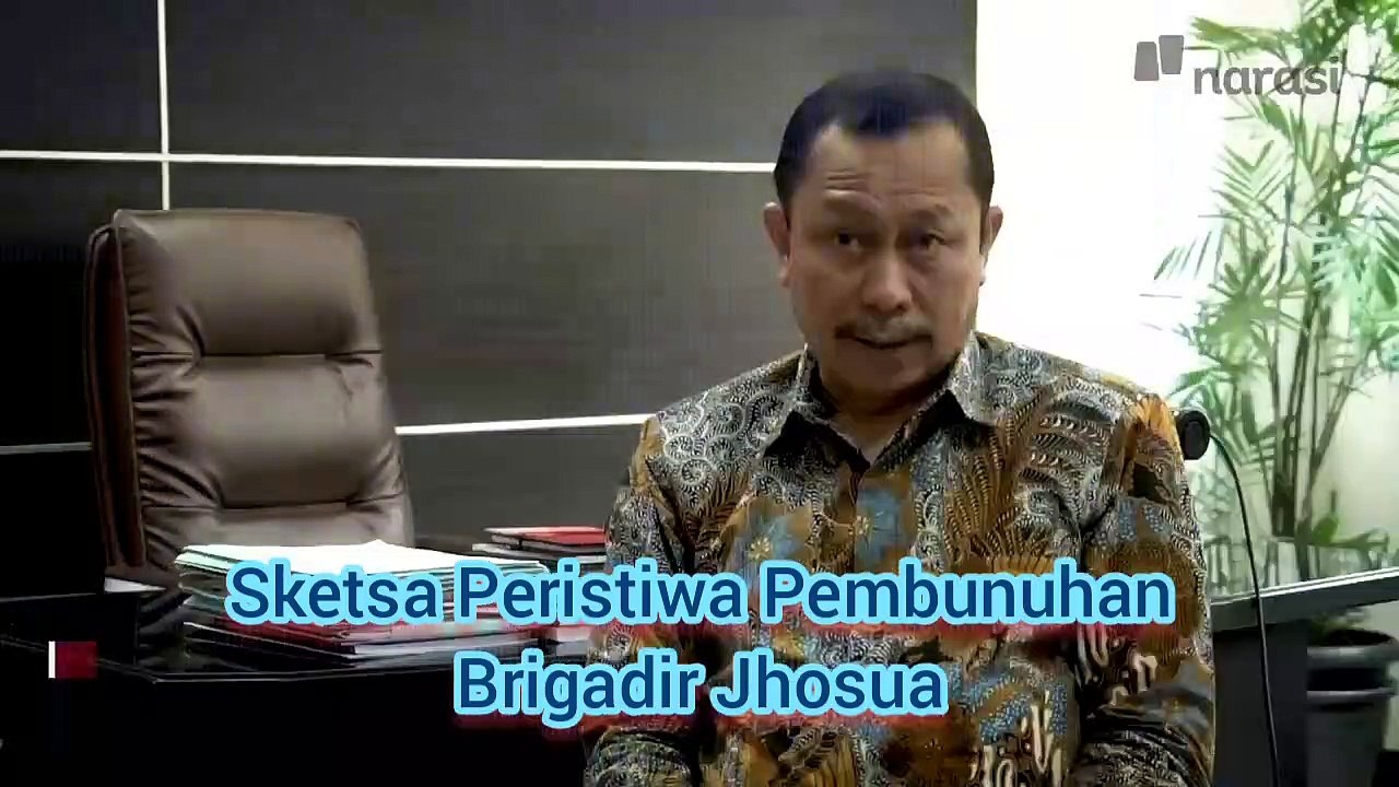 Sketsa Peristiwa Pembunuhan Brigadir Jhosua