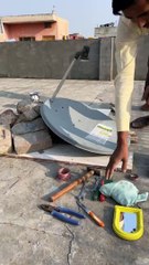 tv ki chatri se khana banaye