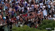 Argentina fans winning Celebration after winning the fifa World Cup final -_Argentina vs France final