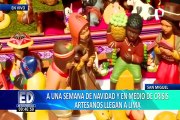 Feria en San Miguel: artesanos presentan novedosos productos alusivos a la Navidad