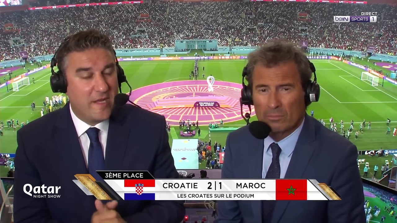 -- Coupe du Monde 2022 -------- Croatie - Maroc _ L_analyse d_Omar Da Fonseca(1080P_HD)