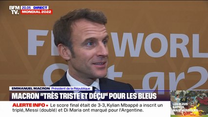 Emmanuel Macron: "C'est une des plus grandes finales de Coupe du monde"