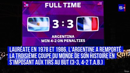 L’Argentine remporte la Coupe du monde face à la France (3-3, 4-2 après les tirs au but)