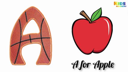 A for Apple Alphabet A to Z Complete book for kids,ABCD, best learning book for toddlers