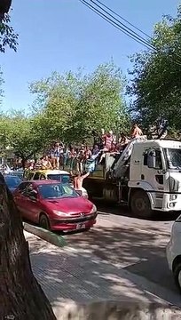 Festejos argentina campeón