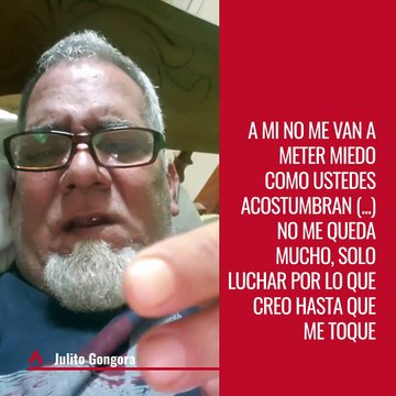 Activista Julio Góngora envía contundente mensaje a la seguridad del estado en Cuba