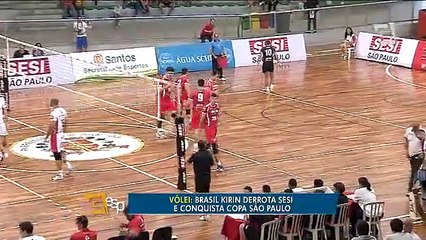 Brasil Kirin bate Sesi e é campeão da Copa SP de vôlei