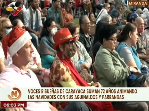 Desde la Casona Cultural Aquiles Nazoa voces risueñas ofrecen parrandón navideño