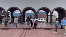 GUATAVİTA - Kolombiya'nın tarihi kasabası Guatavita ve gölü turistlerin uğrak noktası oldu