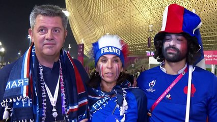 Aficionados franceses, decepcionados por la derrota en el Mundial