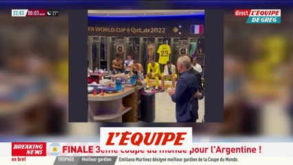 Macron réconforte les Bleus après le match - Foot - CM 2022