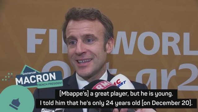 President Macron reveals what he said to Kylian Mbappé after World Cup heartbreak