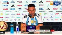 مدرب الأرجنتين: أتمنى أن يستمر ميسي مع المنتخب إلى غاية كأس العالم القادمة