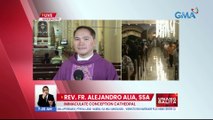Panayam kay Rev. Fr. Alejandro Alia, SSA, Immaculate Conception Cathedral (December 19, 2022) | UB