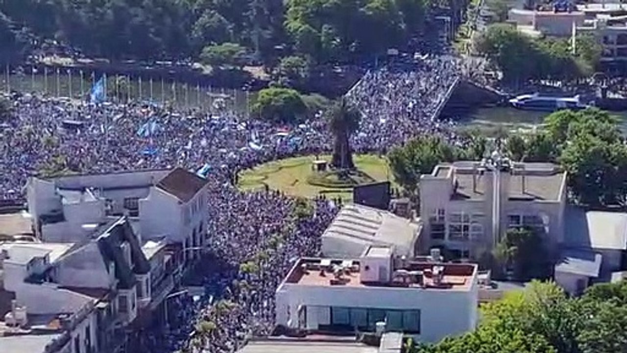 Tigre festejó el triunfo de Argentina en la Copa del Mundo