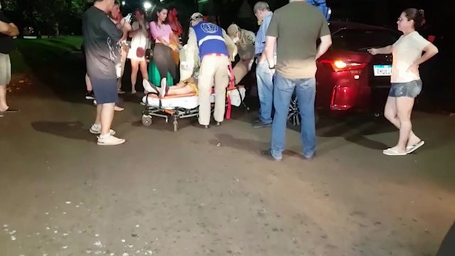 Colisão envolvendo quatro veículos deixa mulher ferida