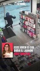 El ladrón más torpe de la historia quedó registrado en cámara