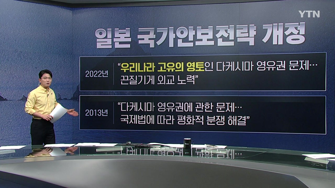 [뉴스라이더] "독도가 日 고유의 영토?"...안보전략 수정한 일본 / YTN