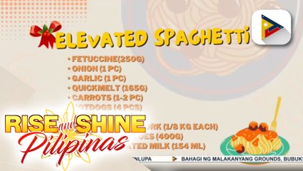 SARAP PINOY | Elevated spaghetti