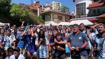 Fans react in Buenos Aires as Argentina beat France on penalties _ AFP