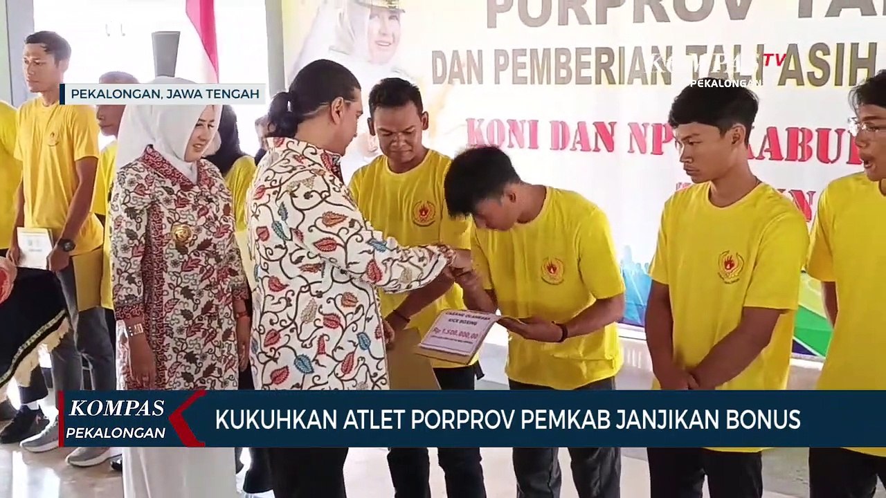 Kukuhkan Atlet Porprov Pemkab Janjikan Bonus