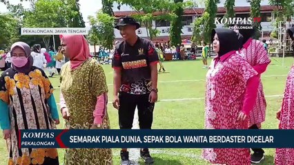 Semarak Piala Dunia, Sepak Bola Wanita Berdaster Digelar