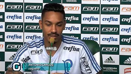 Veja como foi a coletiva com o zagueiro Antônio Carlos
