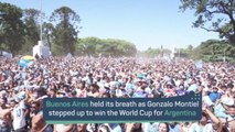 VIRAL: Football: The moment Buenos Aires celebrated World Cup glory