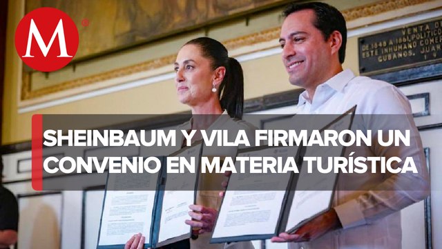 CdMx y Yucatán firman convenio de colaboración en turismo