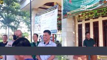 Kapolres Prabumulih AKBP Cek Pelaksanaan Pengamanan Perayaan Natal Di Gereja-Gereja Kota Prabumulih