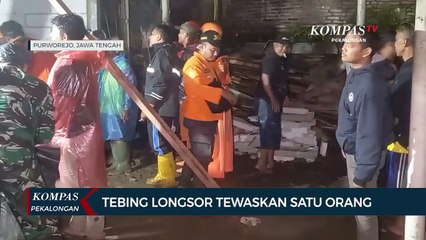 Tebing Longsor Tewaskan Satu Orang
