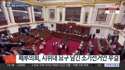 혼돈의 페루…국가 비상사태 속 반정부 시위 지속