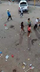 Belén: Hinchas atacaron a la Policía y dos de ellos resultaron heridos