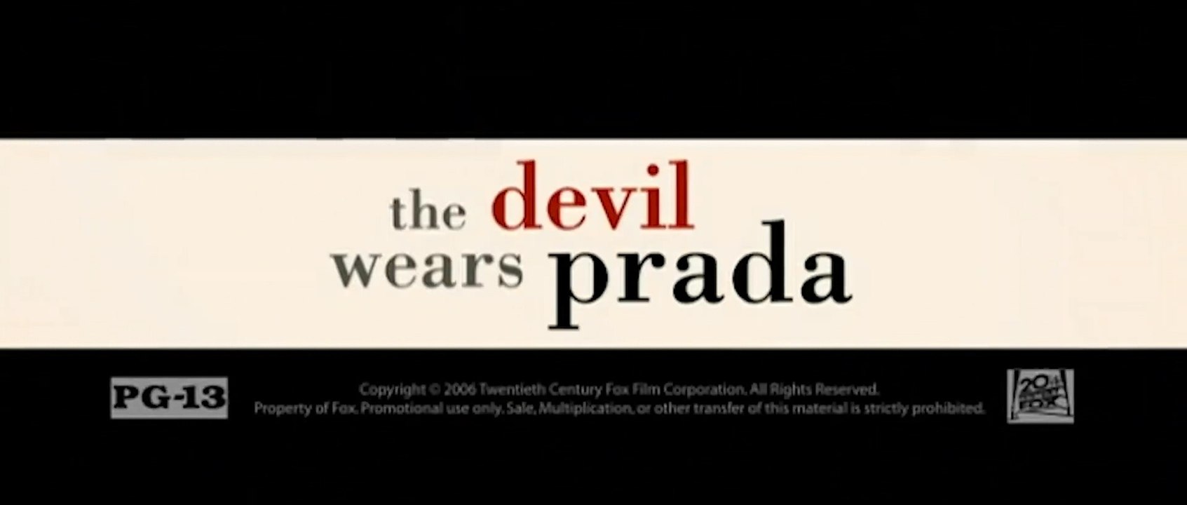 THE DEVIL WEARS PRADA (2006) Trailer VO - HD