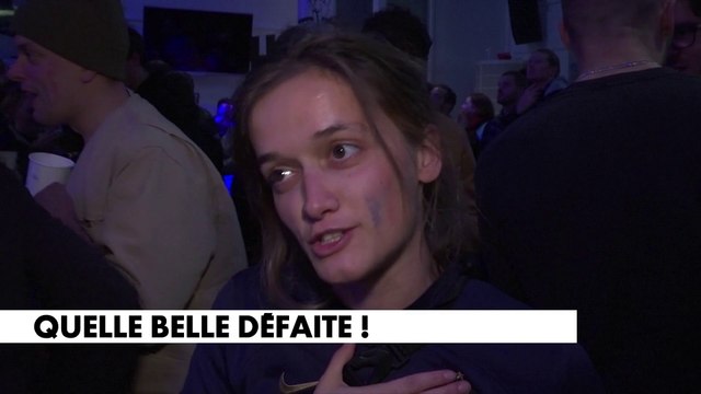 La réaction des supporters français après Argentine-France