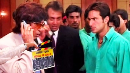 Nehlle Pe Dehlla Funny Scene Shooting | Sanjay Dutt, Saif Ali Khan
