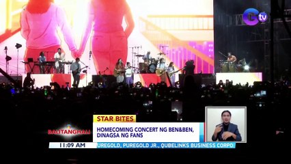 Homecoming concert ng Ben&Ben, dinagsa ng fans | BT
